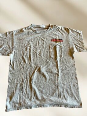 LA Roadsters 2012 Gray Short Sleeve Pocket Tee with Red Chest Logo